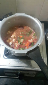 pressure cook vegetables