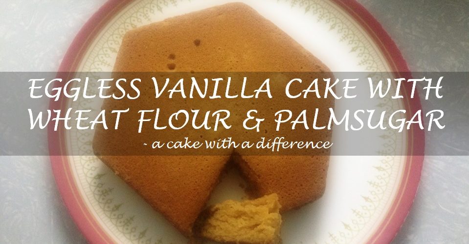 Have you tried baking your cake with wheat flour and palmsugar? Check out our super easy recipe for Eggless Vanilla Cake made with nutritious ingredients.