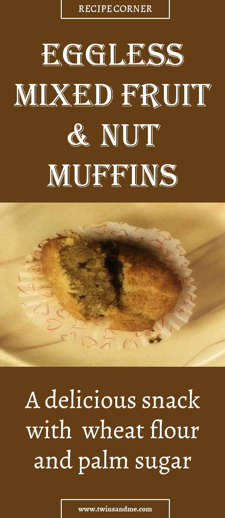Want to fill your kid's lunchbox with a healthy yet yummy snack & amaze your child? Check out our simple recipe for Muffins with wheat flour and palm sugar.