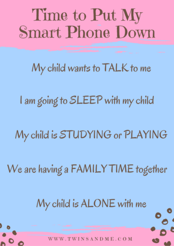 It is not only essential to avoid children from using smartphones. It is more vital for parents to put down their smartphones on certain occasions.