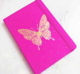 A Pen and a Paper can often reflect your thoughts in a more amicable manner. The Creative Woman's Journal from Matrikas is an ideal choice for that.