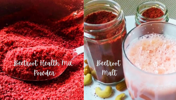 Quick and easy way to boost your family's immunity. Try this Beetroot Health Mix powder, store it and make delicious Beetroot Malt anytime.